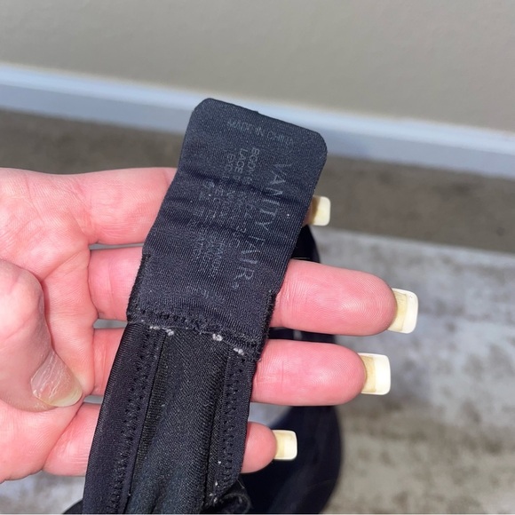 Vanity Fair black & gray push up underwire lightly padded bra SZ 36C - Picture 5 of 9